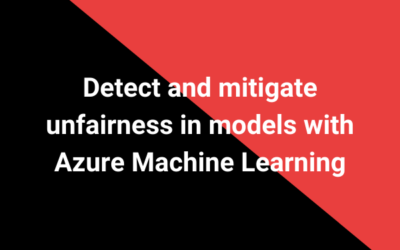 Detect and mitigate unfairness in models with Azure Machine Learning