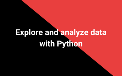 Explore and analyze data with Python